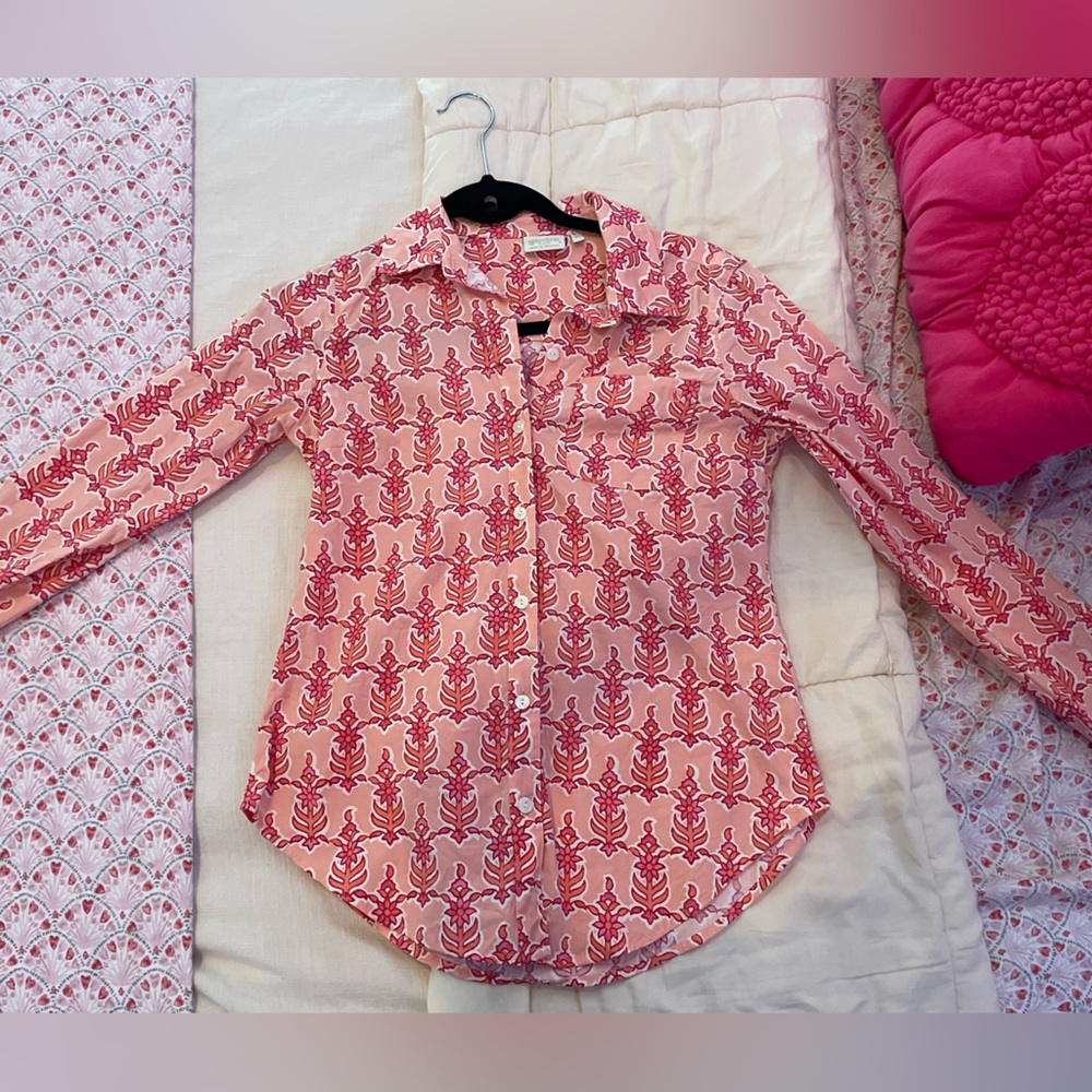 Louane Poplin Shirt Callawassie Blooms